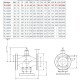 TAFLINE Клапан регулирующий 3-х ходовой TL3V под электропривод E-DRIVE-TL PN 16, DN 100-3