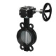 TAFLINE Затвор дисковый TL71CR-16D с редуктором, диск нержавеющий-0