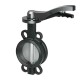 TAFLINE Затвор дисковый TL71C-16D с рукояткой, диск нержавеющий-0