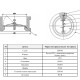 TAFLINE Клапан обратный двустворчатый TL77R-16D PN 16, DN 100-1