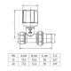 Uni-Fitt Вентиль запорный ручной H-В 3/4" прямой-1