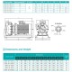 SHIMGE Насос центробежный YS80-65-125/7.5, DN 80*65, IE2, 7,5кВт, 100 м³/час, +120°С-1