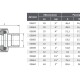AQUALINK PP-R Муфта комбинированная разъемная НР-1