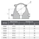 AQUALINK Опора с защелкой PP-R-1