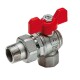 Tiemme 2180 Kpaн шаровой угловой Н-В с американкой PN 30, DN 20, 3/4", бабочка-0