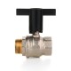 ELSEN Кран шаровой T-shape Н-В DN 20, 3/4", высокая ручка-1