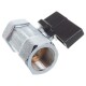 ELSEN Кран шаровой латунный MINI В-В 1/8", флажок-5