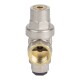 TEBO Редуктор давления поршневой DN 15, 1/2" под манометр 1/4"-2