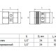 Uni-Fitt Клапан обратный компактный под ключ-3