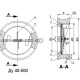 Tecofi Клапан обратный двухстворчатый CB3449-1