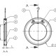 Tecofi Клапан обратный одностворчатый CB5440 PN16 DN 250-4