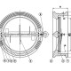 Tecofi Клапан обратный двухстворчатый CB3448N-2