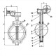 Tecofi Затвор дисковый Teclarge VPE 4448-08EP-1