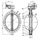 Tecofi Затвор дисковый Teclarge VPE 4509-08EP-1