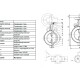 Tecofi Затвор дисковый Tecflon VP 4449-08PTFE с редуктором-1