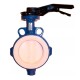 Tecofi Затвор дисковый Tecflon VP 4449R-02PTFE с рукояткой-0