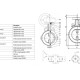 Tecofi Затвор дисковый Tecflon VP 4449R-08PTFE с редуктором-1