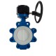 Tecofi Затвор дисковый Tecflon VP 4649R-08PTFE с редуктором-0