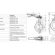 Tecofi Затвор дисковый Tecflon VP 4449-02PTFE с рукояткой-1
