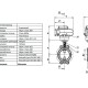 Tecofi Затвор дисковый Tecfly VPI 4448-N24EP PN16 DN 250-1