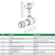 Tecofi Кран шаровой BS1152B-02PF-1