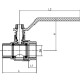 Tecofi Кран шаровой BS1152C-02PF-1