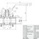 Tecofi Кран шаровой BS5379I-BW-1