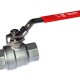 Tecofi Кран шаровой нержавеющий BS6175BSP ВР рычаг-0