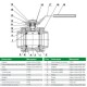Tecofi Кран шаровой нержавеющий BSE6389 под приварку-1