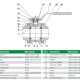 Tecofi Кран шаровой нержавеющий BSE6989 под приварку-1