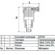 Tecofi Воздухоотводчик автоматический PU6100 PN10 DN 20, НР 3/4" нерж. сталь-1