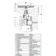 Tecofi Задвижка с обрезиненным клином VOC424116-00NI PN16 DN 200-1