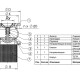 Tecofi Клапан обратный осевой фланцевый CC3241 PN16 DN 250-1
