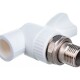 Lammin Кран шаровой радиаторный PP-R PREMIUM угловой-1