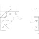 FACHMANN Соединитель угловой усиленный 90° х.ц.-2
