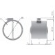 Systemair Клапан дымоудаления HELMER-90-D-K канальный круглый-1