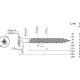 FACHMANN Винт-саморез остроконечный NCRP-4,8-2