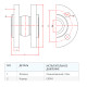 Компенсатор резиновый FAF 5000 со стальным фланцем-1