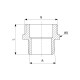 Viega 3247 Ниппель укороченный Н-Н 1.1/4"x1.1/2", бронза-1