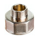 RTP Sigma Переходник латунный В-Н 3/4''x1/2'', никелированный-0