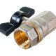 RTP Sigma Кран шаровой латунный PN 40 DN 15, 1/2'' В-В, бабочка-1