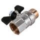 Кран шаровой латунный RTP Sigma PN 40 В-Н бабочка-1