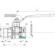 Кран шаровой Rubinetterie Bresciane UNI-SFER арт.1511 В-Н, рычаг сталь-1