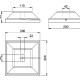 Кровельная опора ТМС 20ЛС, 200x200 мм-2
