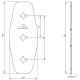 Fachmann Соединитель Х-образный Flott Fix-4