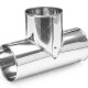Тройник переходной из зеркальной нержавейки XOTPIPE O-ME-MSS T-2-0