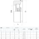 Клапан обратный тарельчатый межфланцевый FAF 2372, сталь-сталь-1