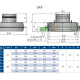 Диффузор круглый для гипсокартона Systemair NTG с КСД-3
