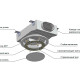 Диффузор круглый для натяжного потолка Systemair NTP-1