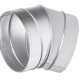 V-VENT Отвод воздуховода 30° круглого сечения оцинкованный 1.0 мм-0